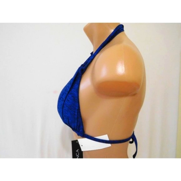 NEW La Blanca Midnight Rain Bikini Top Padded Size 6 Swimwear MenWomenStyles - Picture 3 of 11